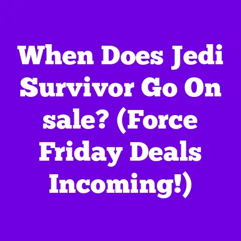When Does Jedi Survivor Go On sale? (Force Friday Deals Incoming!)