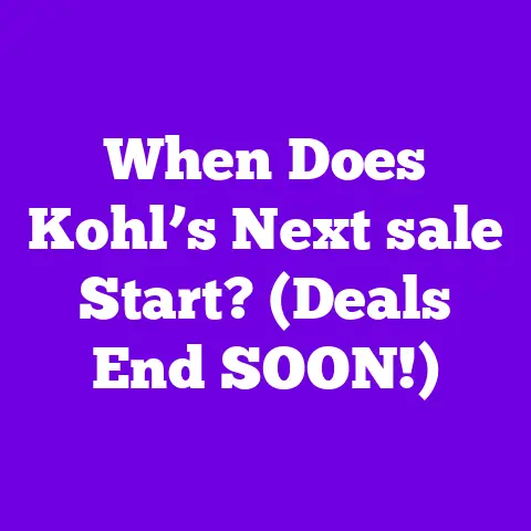 When Does Kohl’s Next sale Start? (Deals End SOON!)