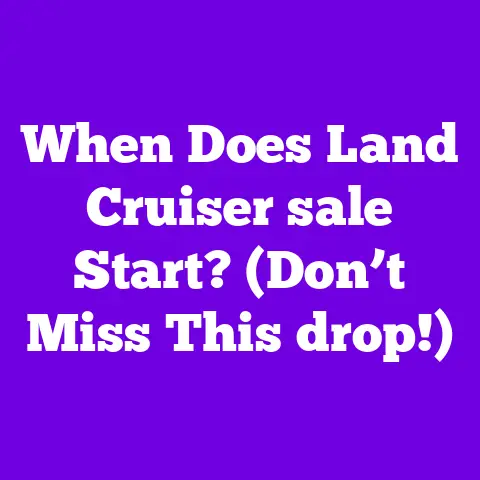 When Does Land Cruiser sale Start? (Don’t Miss This drop!)