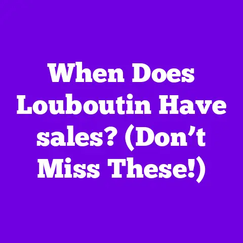 When Does Louboutin Have sales? (Don’t Miss These!)