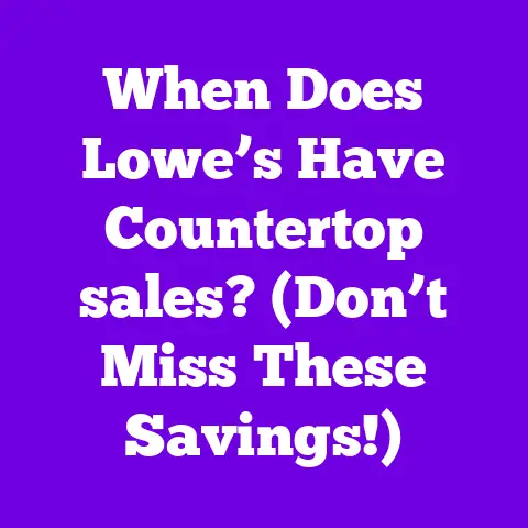 When Does Lowe’s Have Countertop sales? (Don’t Miss These Savings!)