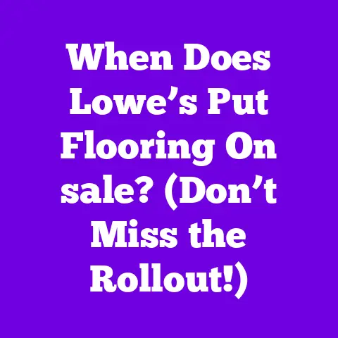 When Does Lowe’s Put Flooring On sale? (Don’t Miss the Rollout!)