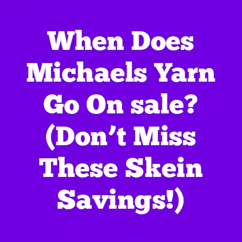 When Does Michaels Yarn Go On sale? (Don’t Miss These Skein Savings!)