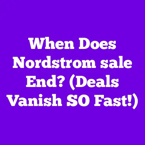 When Does Nordstrom sale End? (Deals Vanish SO Fast!)
