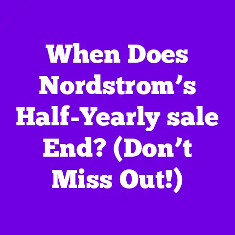 When Does Nordstrom’s Half-Yearly sale End? (Don’t Miss Out!)