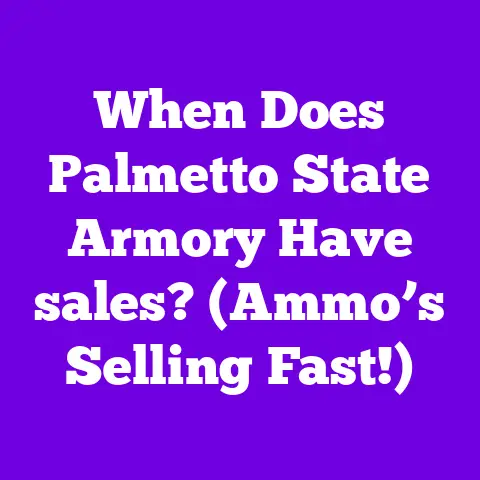 When Does Palmetto State Armory Have sales? (Ammo’s Selling Fast!)