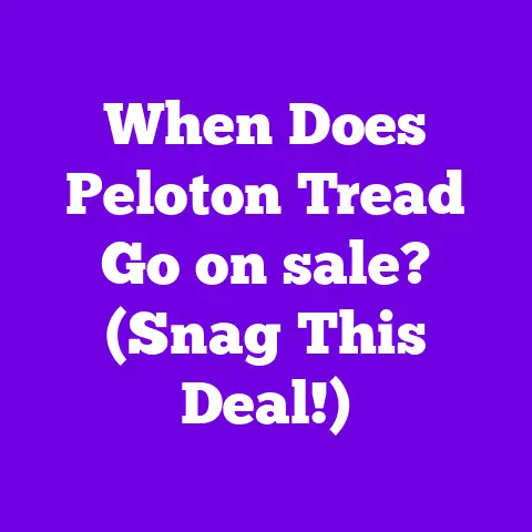 When Does Peloton Tread Go on sale? (Snag This Deal!)