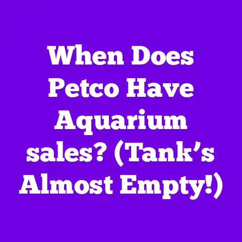 When Does Petco Have Aquarium sales? (Tank’s Almost Empty!)