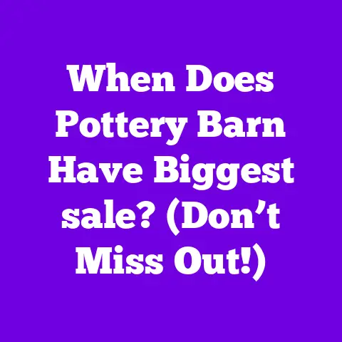 When Does Pottery Barn Have Biggest sale? (Don’t Miss Out!)