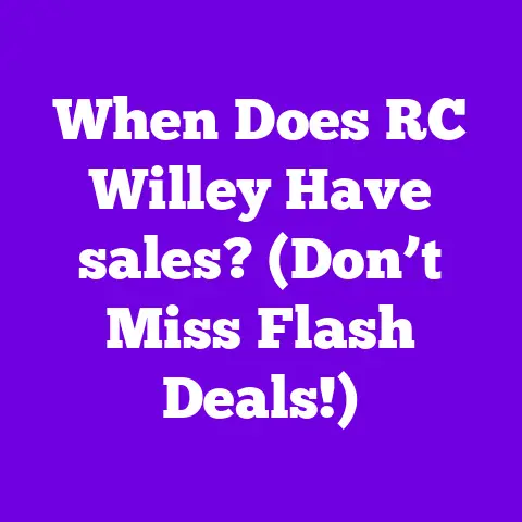 When Does RC Willey Have sales? (Don’t Miss Flash Deals!)
