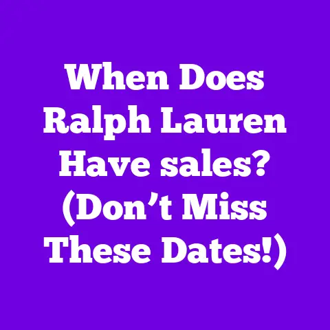 When Does Ralph Lauren Have sales? (Don’t Miss These Dates!)