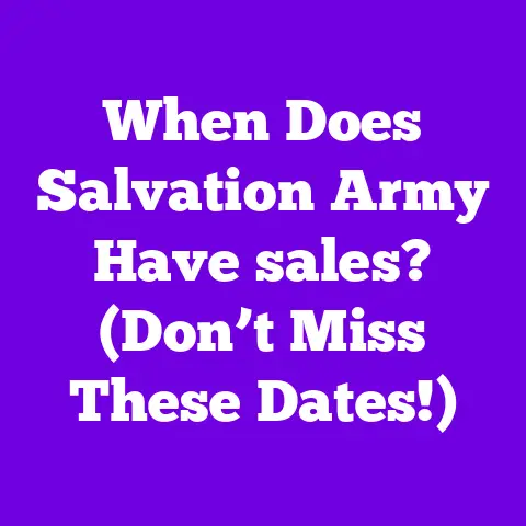 When Does Salvation Army Have sales? (Don’t Miss These Dates!)