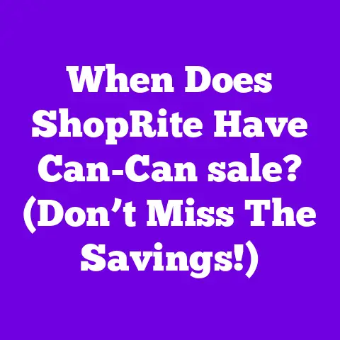 When Does ShopRite Have Can-Can sale? (Don’t Miss The Savings!)
