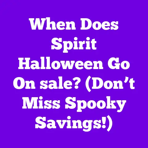 When Does Spirit Halloween Go On sale? (Don’t Miss Spooky Savings!)