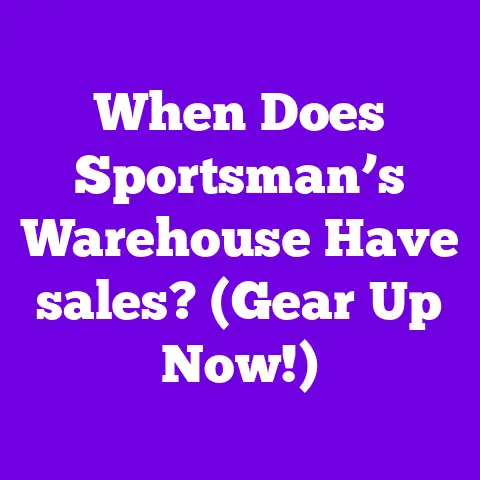 When Does Sportsman’s Warehouse Have sales? (Gear Up Now!)