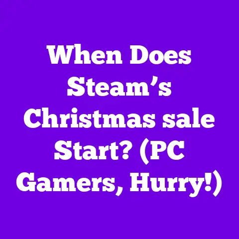 When Does Steam’s Christmas sale Start? (PC Gamers, Hurry!)