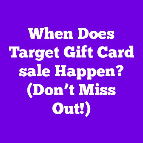 When Does Target Gift Card sale Happen? (Don’t Miss Out!)