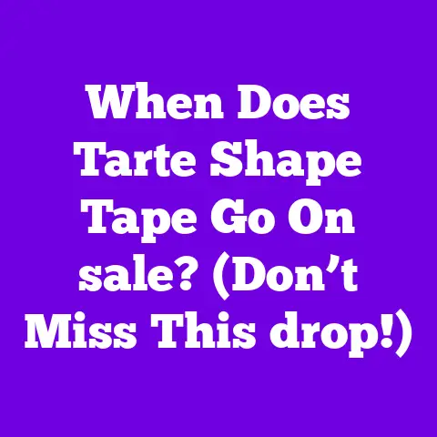 When Does Tarte Shape Tape Go On sale? (Don’t Miss This drop!)