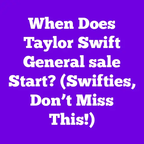 When Does Taylor Swift General sale Start? (Swifties, Don’t Miss This!)