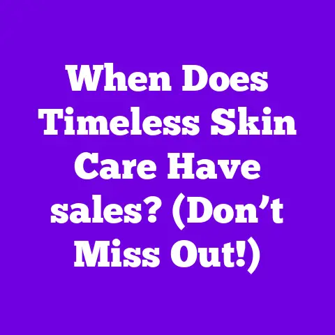 When Does Timeless Skin Care Have sales? (Don’t Miss Out!)