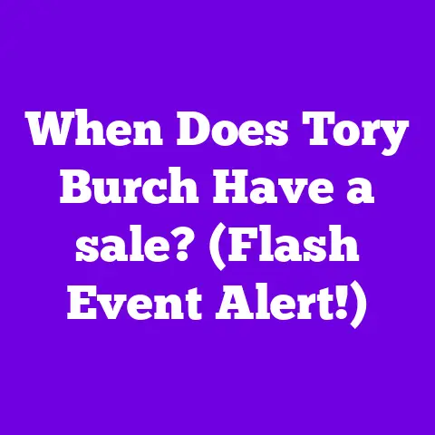 When Does Tory Burch Have a sale? (Flash Event Alert!)