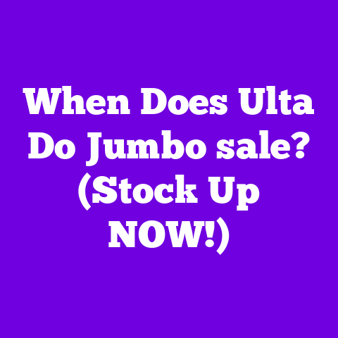 When Does Ulta Do Jumbo sale? (Stock Up NOW!)