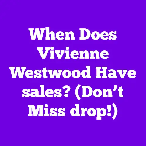 When Does Vivienne Westwood Have sales? (Don’t Miss drop!)