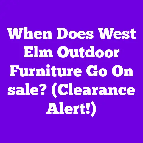 When Does West Elm Outdoor Furniture Go On sale? (Clearance Alert!)