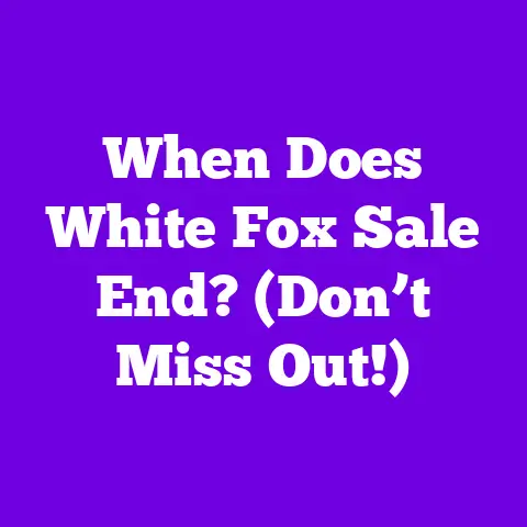 When Does White Fox Sale End? (Don’t Miss Out!)