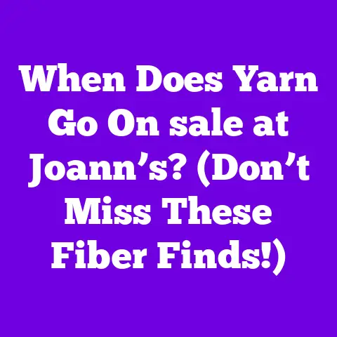 When Does Yarn Go On sale at Joann’s? (Don’t Miss These Fiber Finds!)