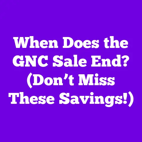 When Does the GNC Sale End? (Don’t Miss These Savings!)