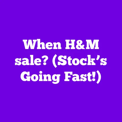 When H&M sale? (Stock’s Going Fast!)