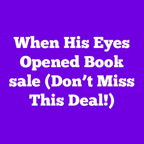 When His Eyes Opened Book sale (Don’t Miss This Deal!)