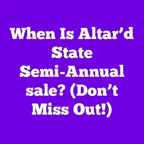 When Is Altar’d State Semi-Annual sale? (Don’t Miss Out!)