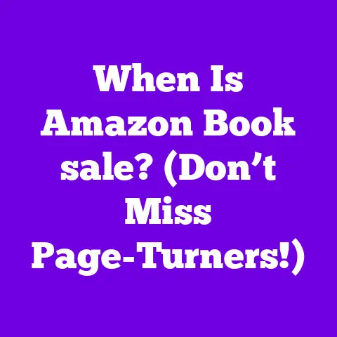 When Is Amazon Book sale? (Don’t Miss Page-Turners!)