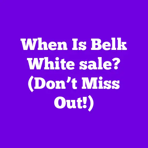 When Is Belk White sale? (Don’t Miss Out!)