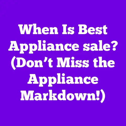 When Is Best Appliance sale? (Don’t Miss the Appliance Markdown!)