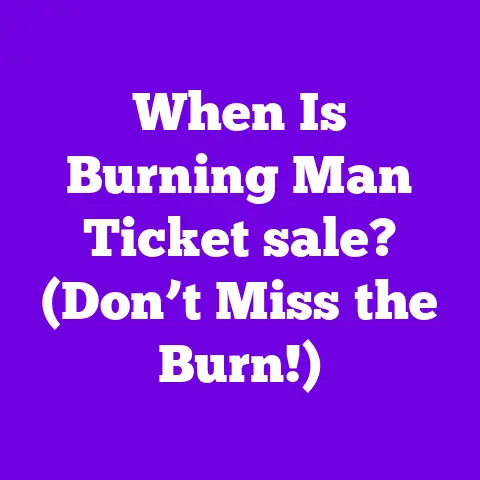 When Is Burning Man Ticket sale? (Don’t Miss the Burn!)