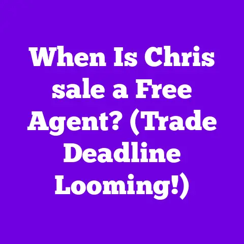 When Is Chris sale a Free Agent? (Trade Deadline Looming!)