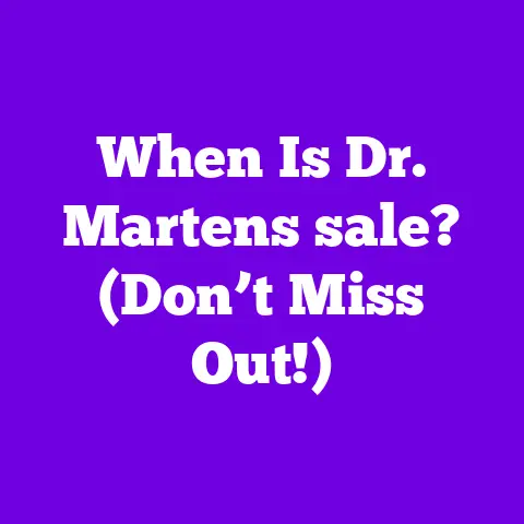 When Is Dr. Martens sale? (Don’t Miss Out!)