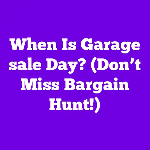 When Is Garage sale Day? (Don’t Miss Bargain Hunt!)
