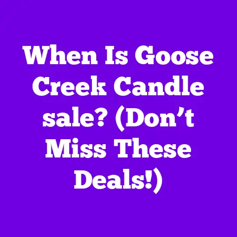 When Is Goose Creek Candle sale? (Don’t Miss These Deals!)