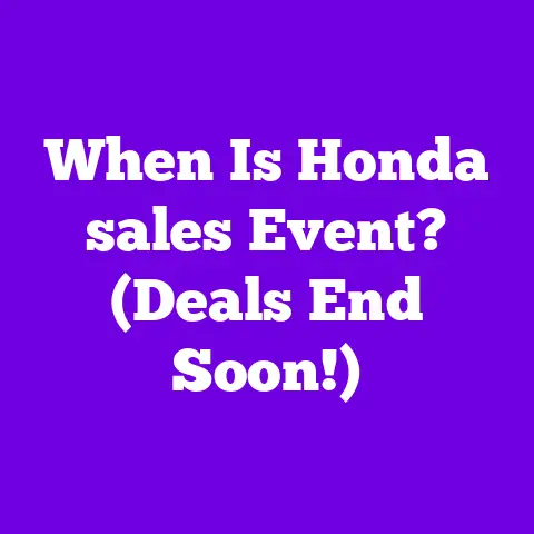 When Is Honda sales Event? (Deals End Soon!)