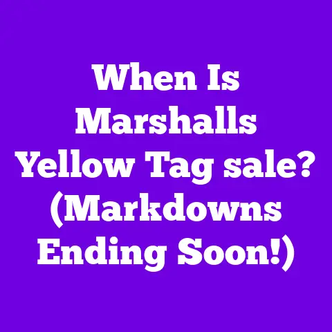 When Is Marshalls Yellow Tag sale? (Markdowns Ending Soon!)