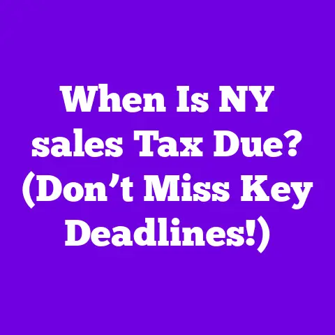 When Is NY sales Tax Due? (Don’t Miss Key Deadlines!)