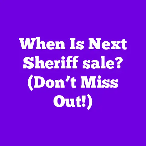 When Is Next Sheriff sale? (Don’t Miss Out!)