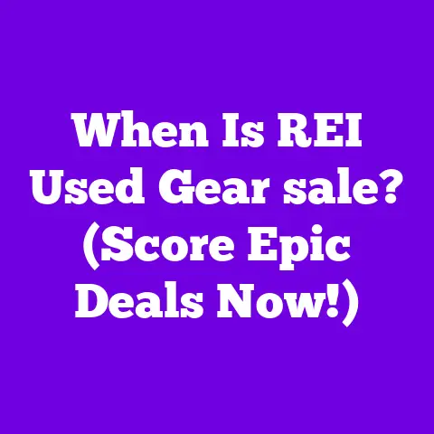 When Is REI Used Gear sale? (Score Epic Deals Now!)