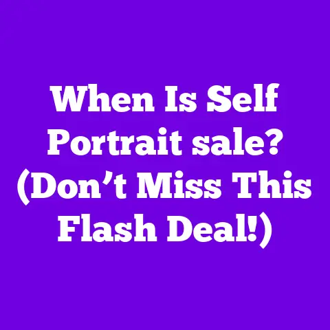 When Is Self Portrait sale? (Don’t Miss This Flash Deal!)