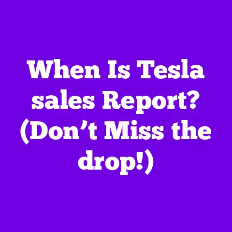 When Is Tesla sales Report? (Don’t Miss the drop!)