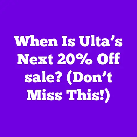 When Is Ulta’s Next 20% Off sale? (Don’t Miss This!)
